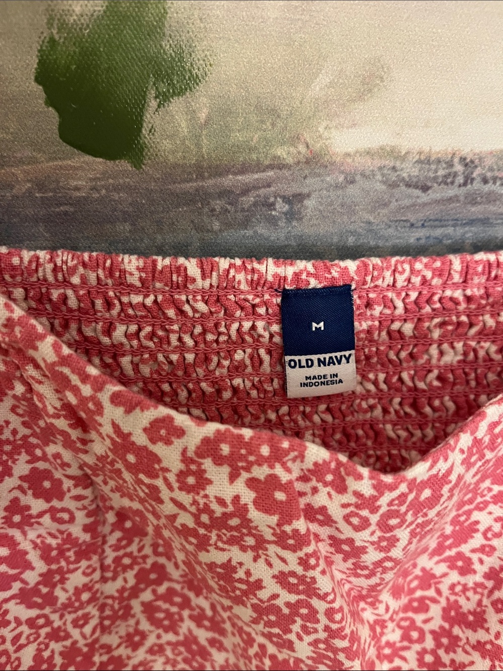 Old Navy Pink Floral Slip Dress - Picture 2 of 2